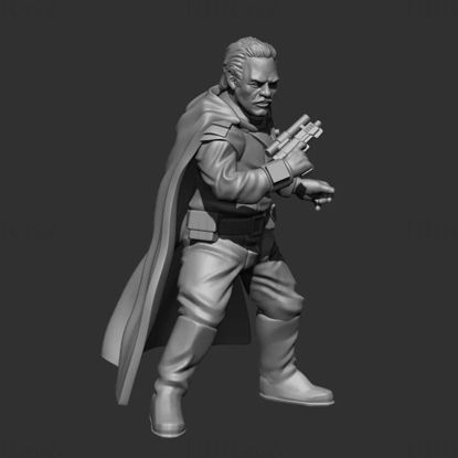 Insurgent Scoundrel Commander 3D Printing Model STL