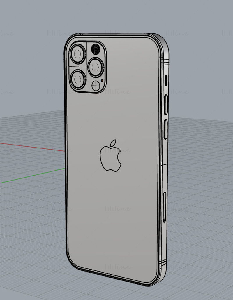 iPhone 12 Pro 3d-modell