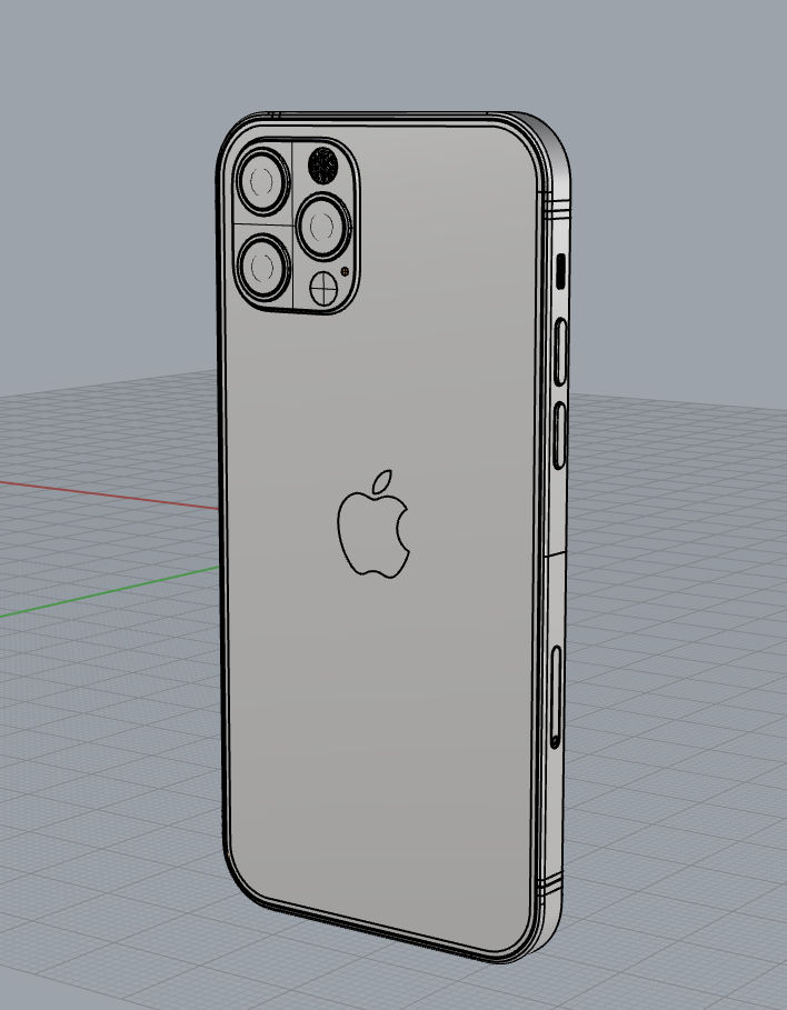 3d model iphone 12 pro