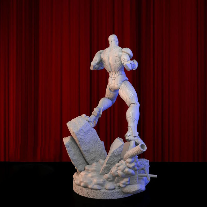 3D model Iron Man and The Shield připravený k tisku STL