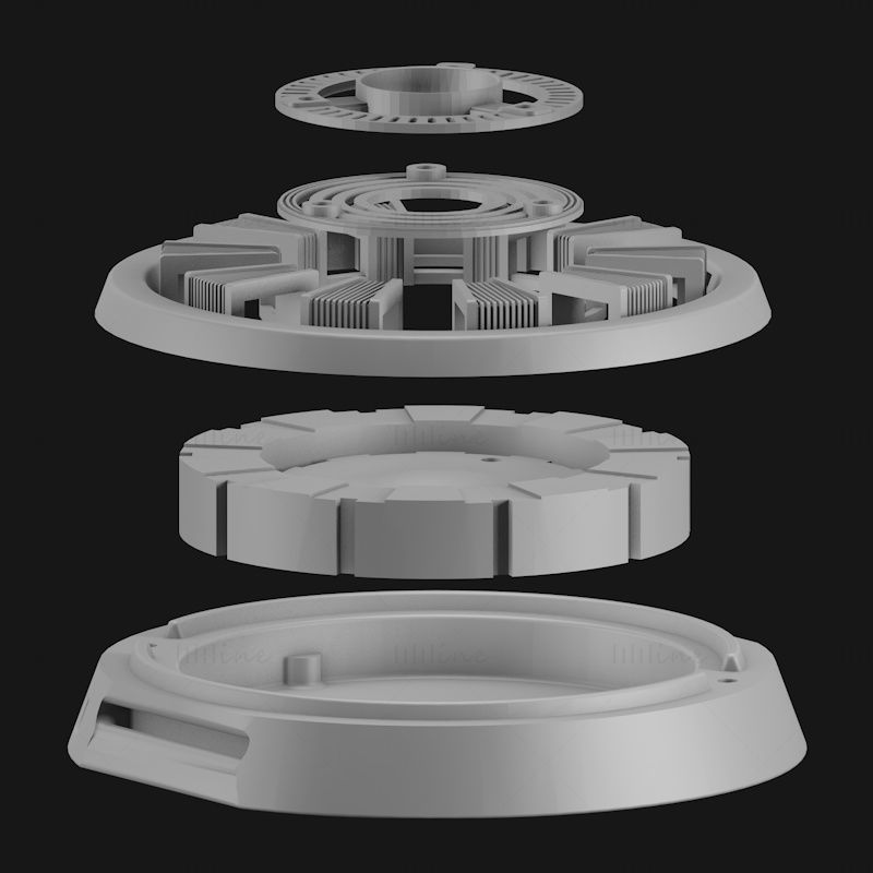 钢铁侠方舟反应堆3D打印模型STL