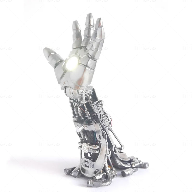 Iron Man Arm Lamp 3D model připravený k tisku STL