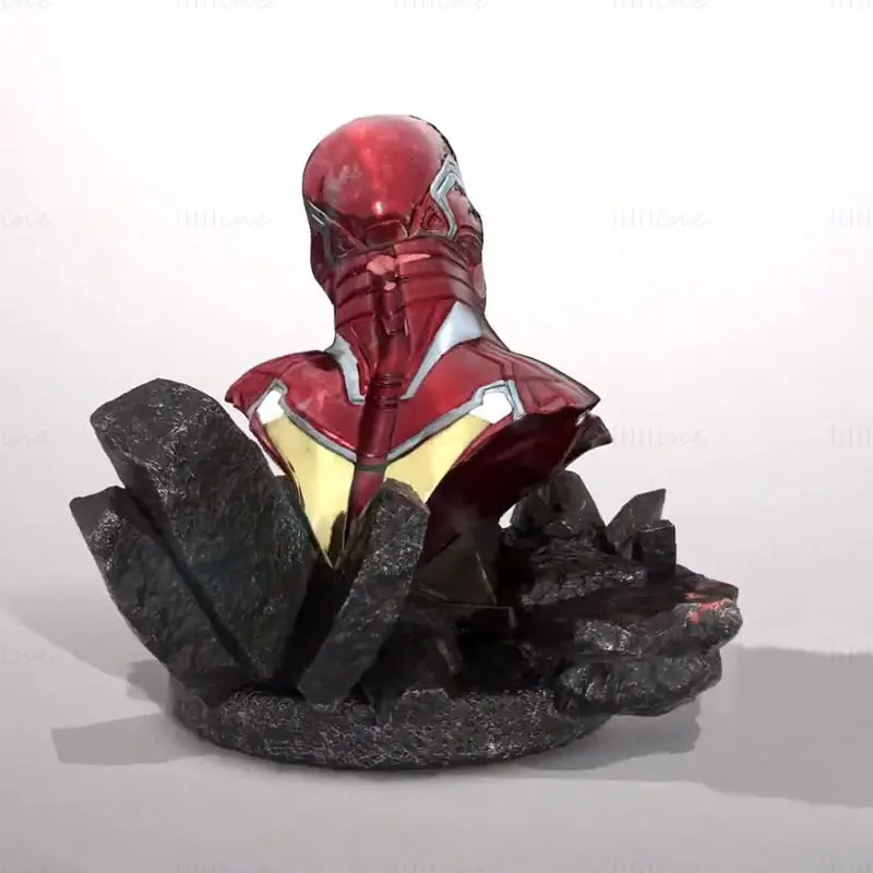 Iron Man buste 3D-printen model STL