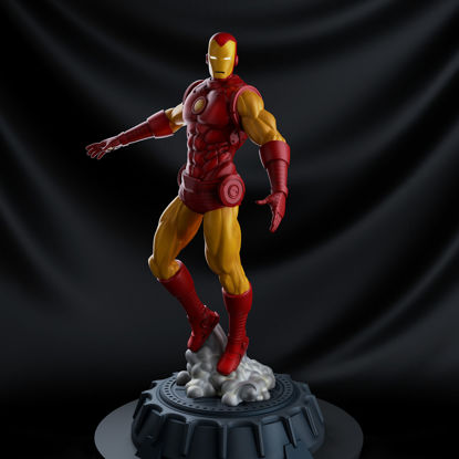 Iron Man Classic Modello 3D pronto per la stampa STL