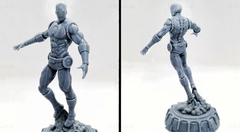 Iron Man Classic 3D Model gata de imprimat STL