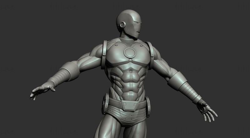 Iron Man Classic 3D Model Ready to Print STL