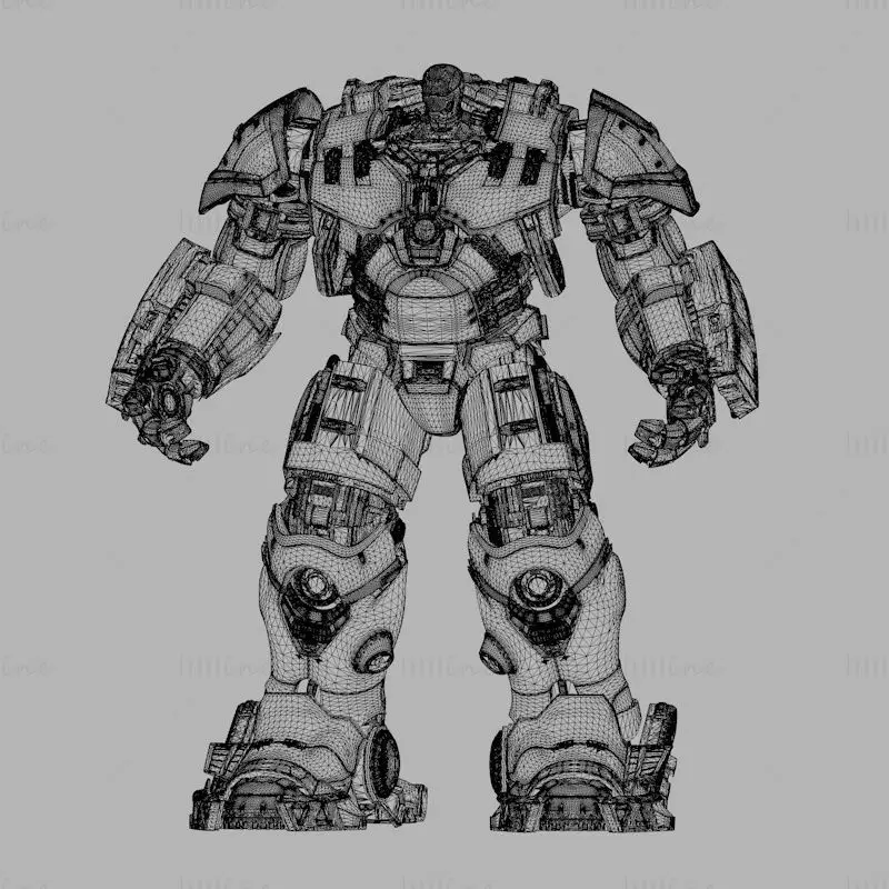 Modelul Iron Man Hulkbuster Armor 3D pentru imprimare 3D