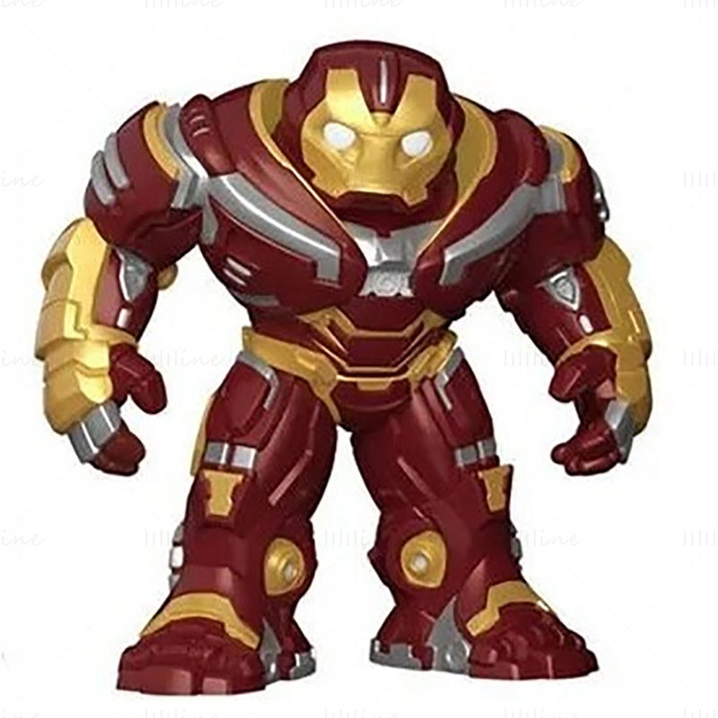 3D model Iron Man Mark 44 Hulkbuster připravený k tisku OBJ