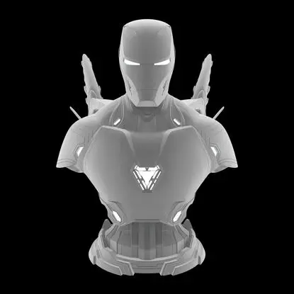 Iron Man Mark 50 Bust 3D Printing Model STL