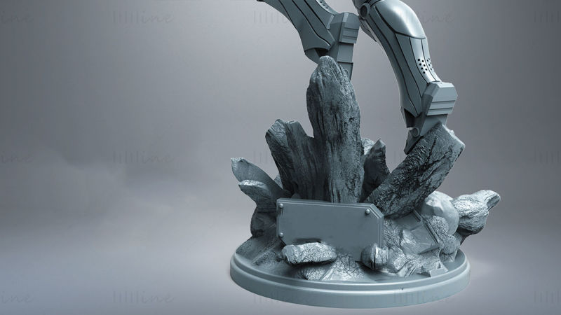 Model 3D Iron Man Marvel gata de imprimat STL