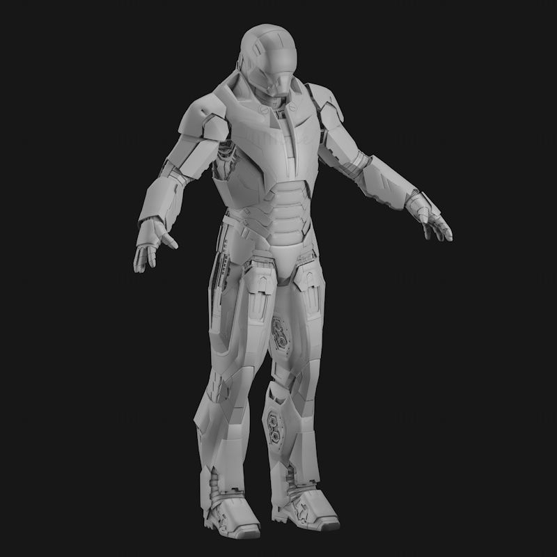 アイアンマン MK 40 3D モデル