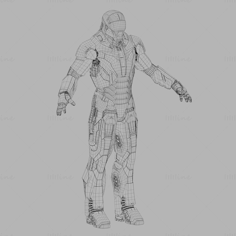Iron man MK 40 3D-model