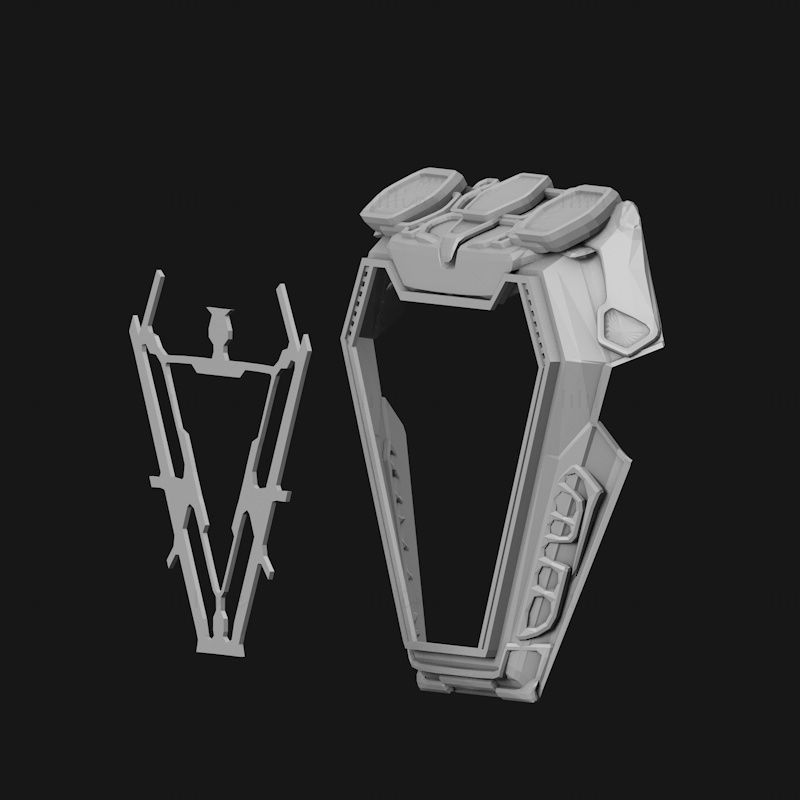 Iron man mk 50 arc reactorbehuizing 3D-printmodel