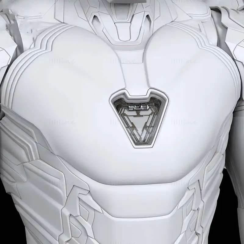 Iron Man MK85 Full Armor Nosljiv 3D tiskarski model STL