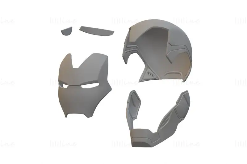 Capacete do Homem de Ferro MK85 3D Pritn Modelo STL