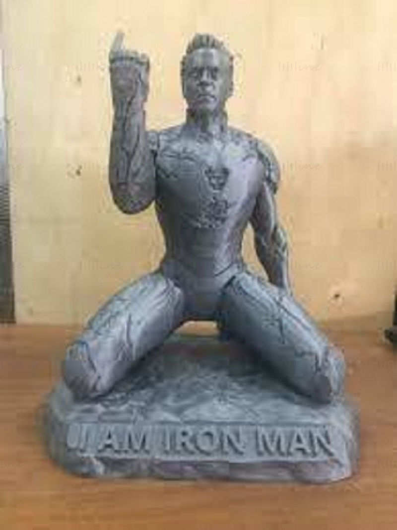 Iron Man Snap Modèle 3D prêt à imprimer STL OJB FBX