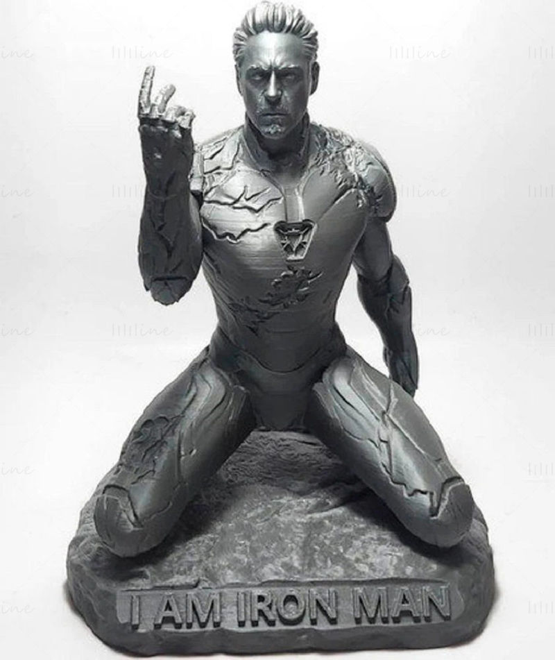 3D-модель Iron Man snap готова к печати STL OJB FBX