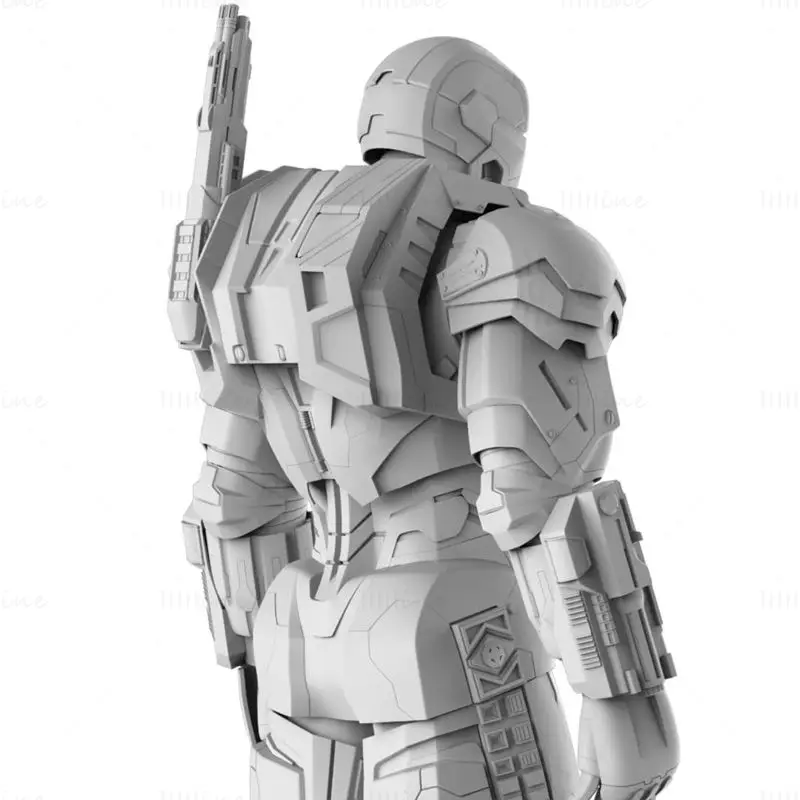 Iron Man War Machine Mark III Full Armor iz Civil War 3D Print Model STL