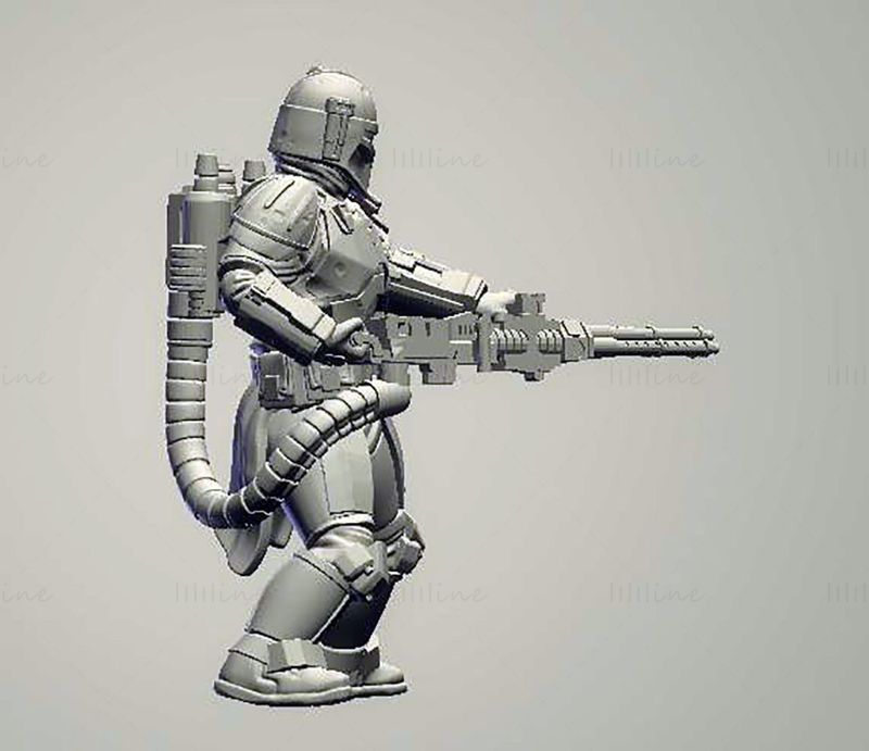 Modelo de impresión 3D de Iron Mando STL