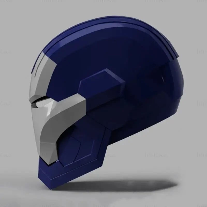 Máquina de Guerra Patriota de Ferro Mk1 Capacete Impressão 3D Modelo STL