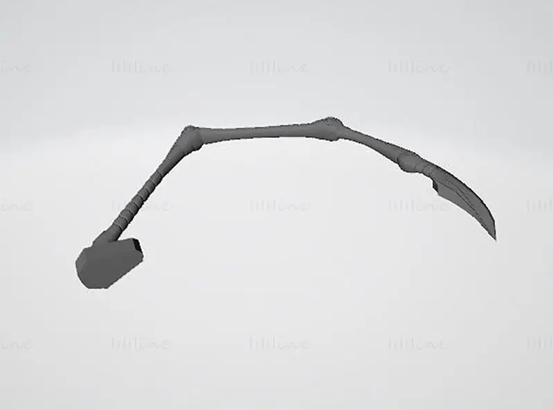 Eisenspinne 3D-Druckmodell STL