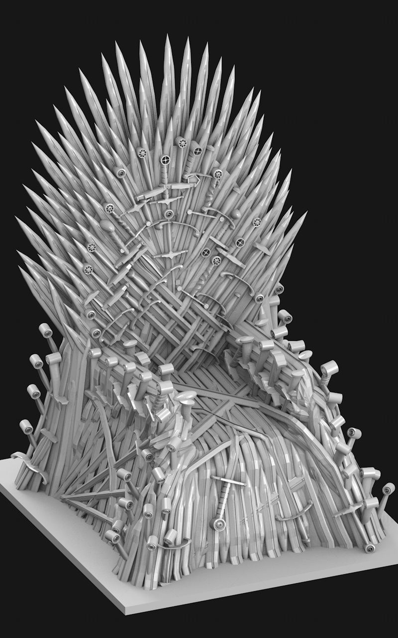 Iron Throne 3D Printing Model STL