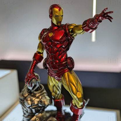Ironman Ultron 3D-model klaar om STL af te drukken