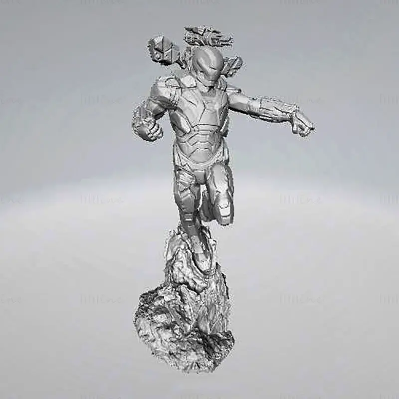 Ironman War Machine 3D tiskarski model STL