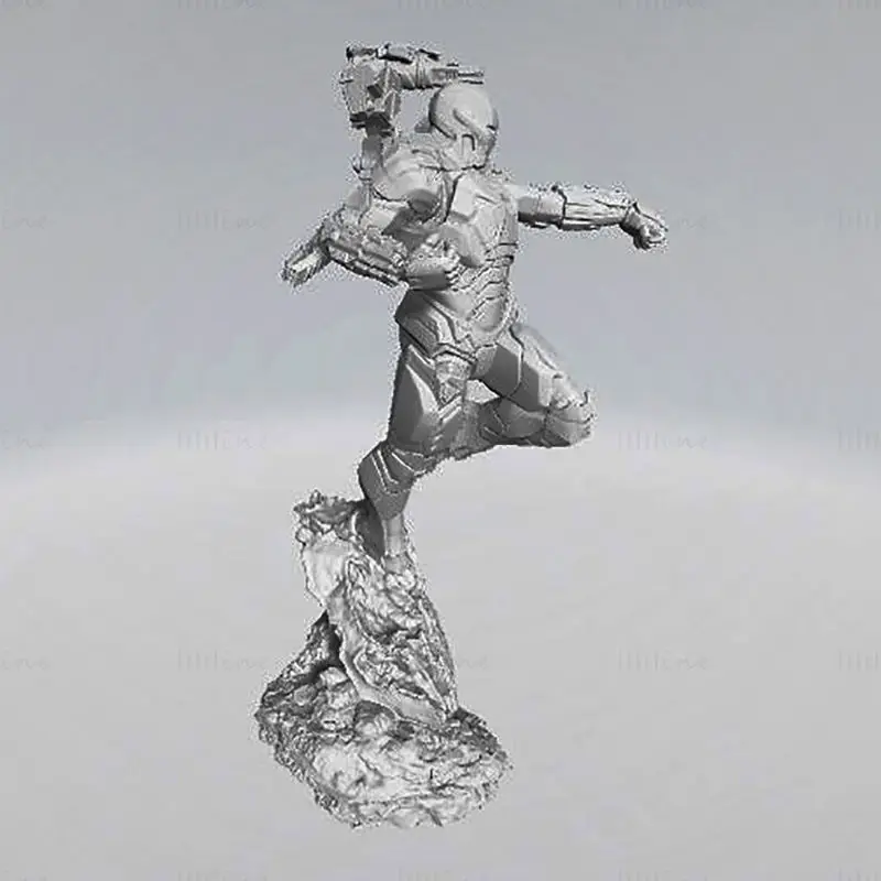 Ironman oorlogsmachine 3D-printmodel STL