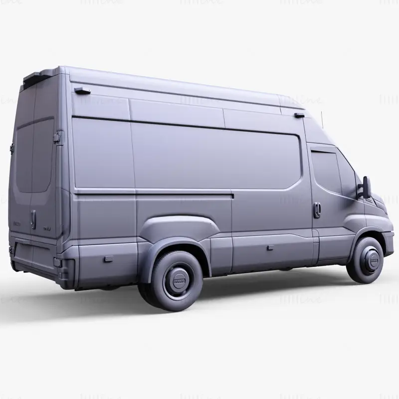 Iveco Daily Minibus l3h3 2022 3D Model