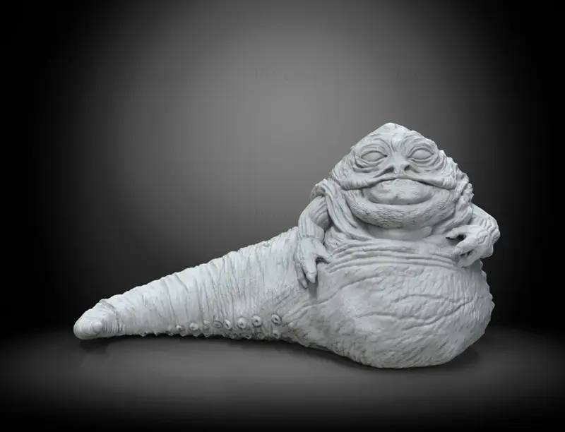 Jabba e Throne 3D Print Modelo STL