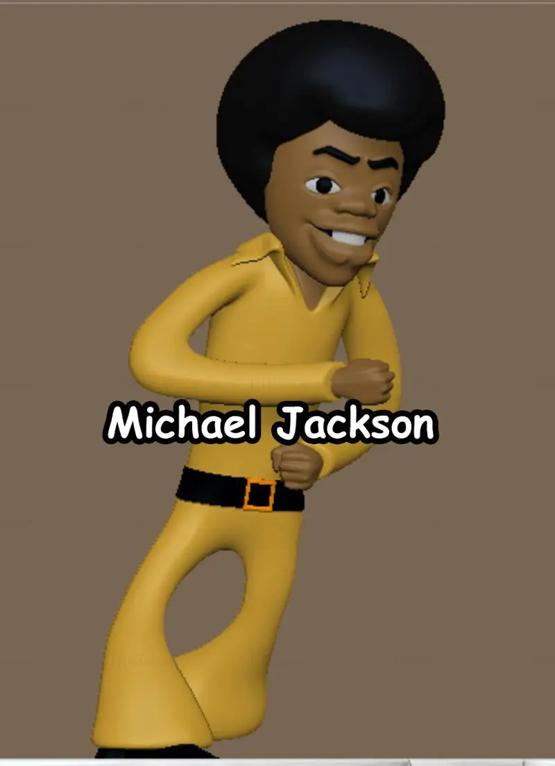 Jackson Five / Het Jackson 5 3D-printmodel STL