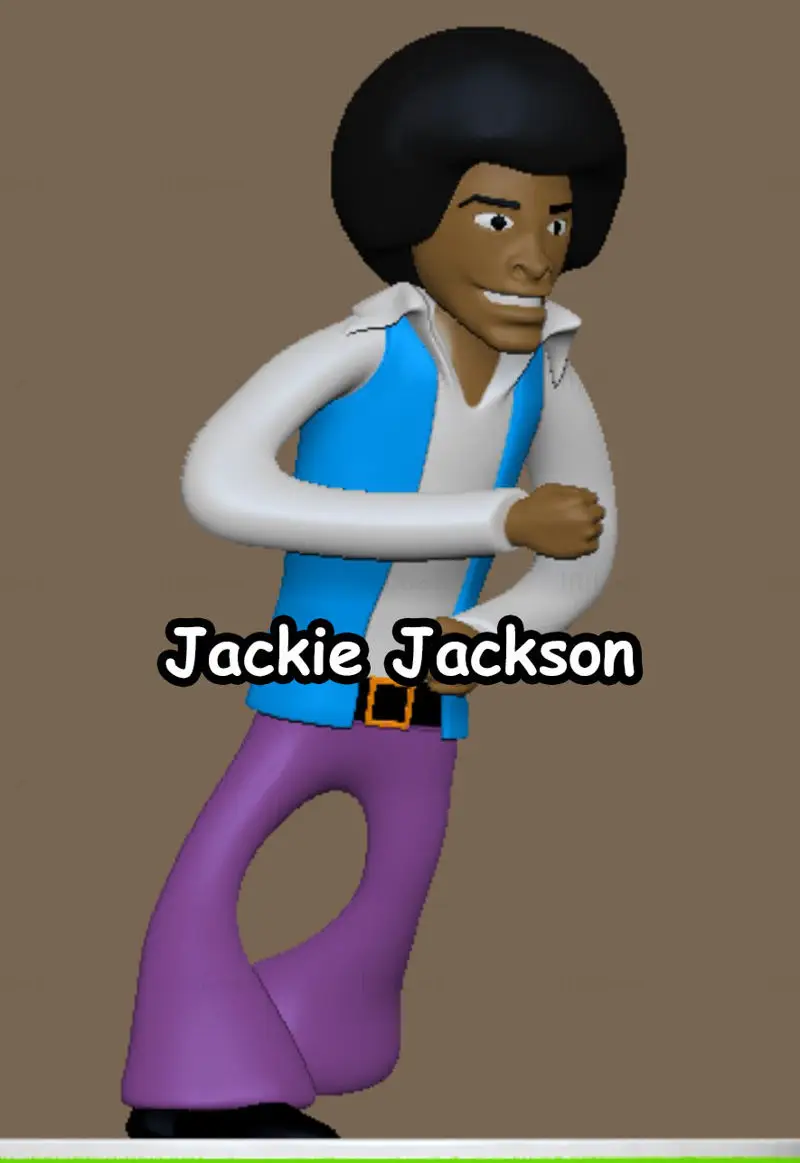 Jackson Five / Het Jackson 5 3D-printmodel STL