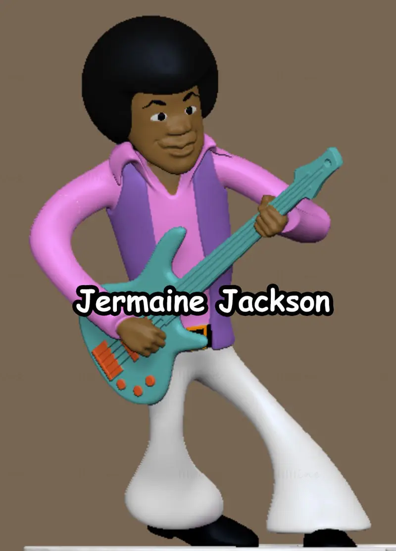 Jackson Five / Het Jackson 5 3D-printmodel STL