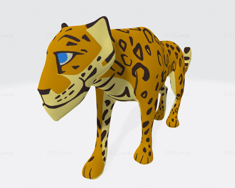 Jaguar-Tier-3D-Druckmodell