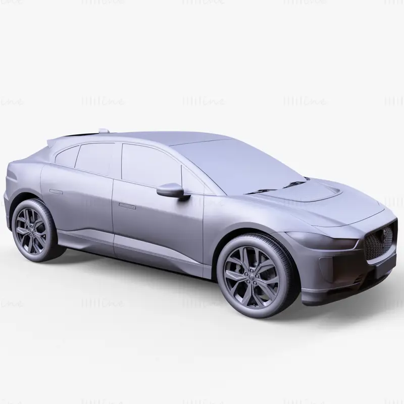 Jaguar i pace 2022 car 3d model