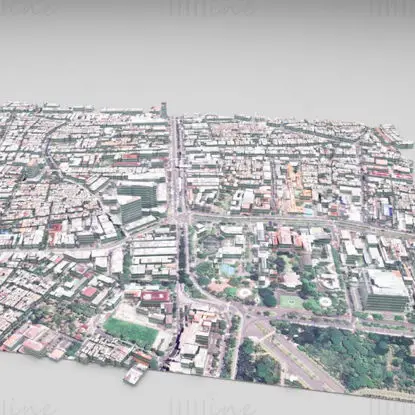 Jakarta City Indonesia 3D Model