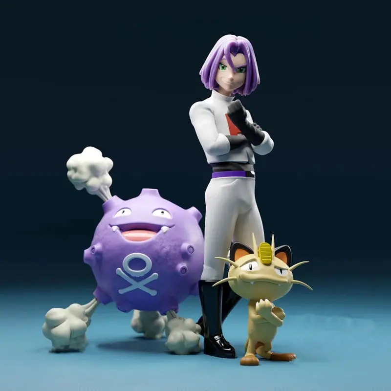 James and Koffing and Meowth 3D Printing Model STL