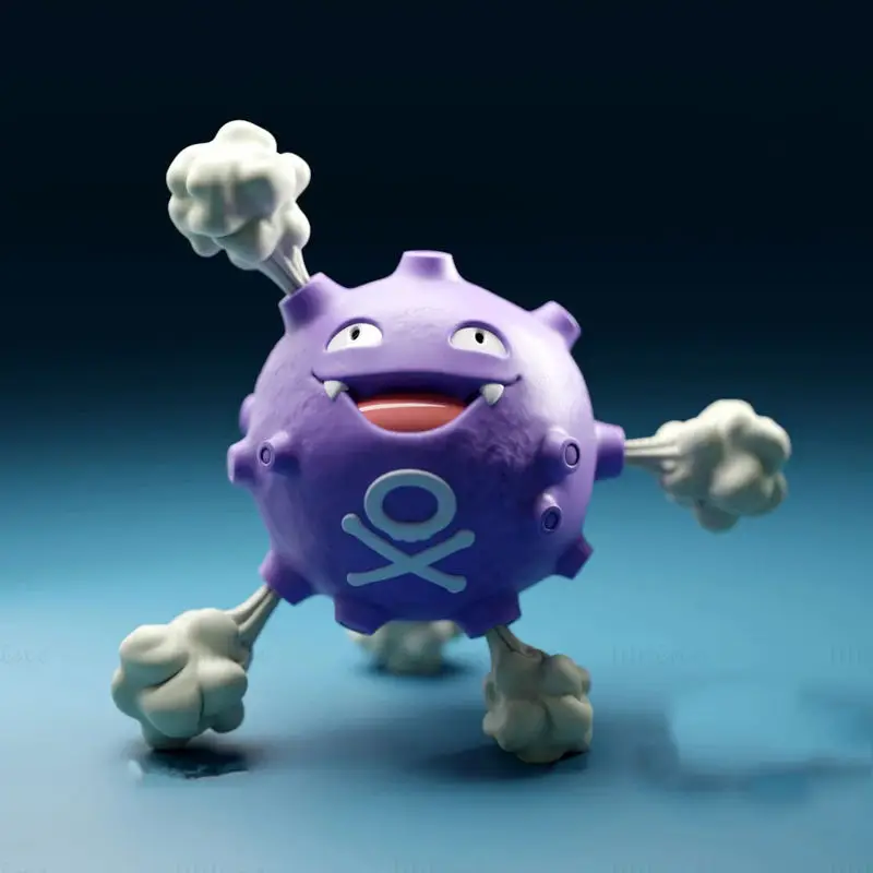 James and Koffing and Meowth 3D Printing Model STL