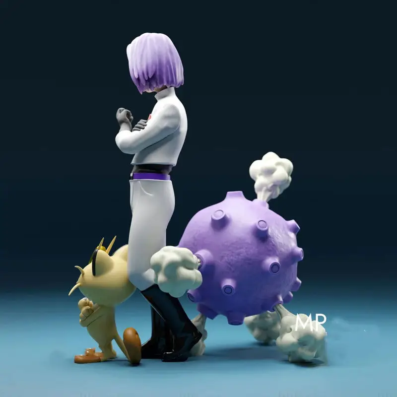 James and Koffing and Meowth 3D Printing Model STL