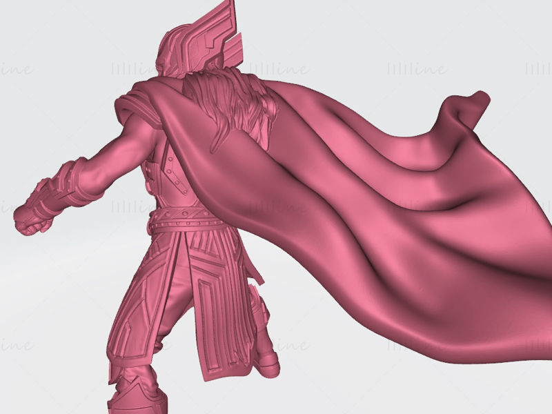 Jane Foster Thor 3D model připravený k tisku STL OBJ FBX