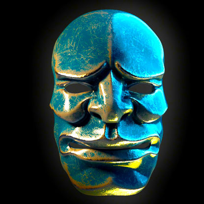 JAPANESE TRADITIONAL MASK 3D PRINTING MODEL