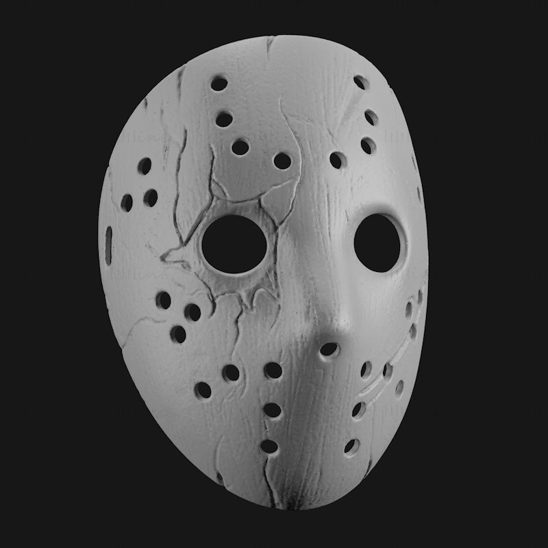 Jason hokey maskesi 3d baskı modeli STL