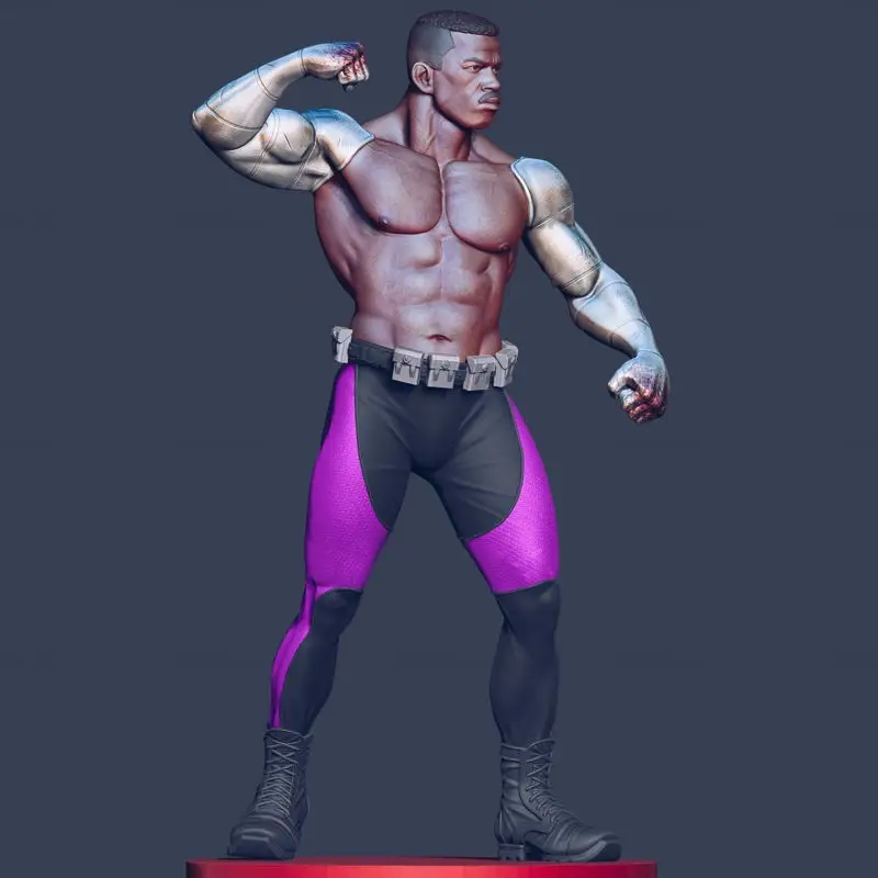 Archivos STL del modelo de impresión 3D de Jax (Mortal Kombat) (190 mm)