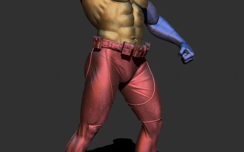 Archivos STL del modelo de impresión 3D de Jax (Mortal Kombat) (190 mm)