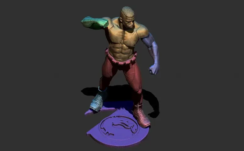 Archivos STL del modelo de impresión 3D de Jax (Mortal Kombat) (190 mm)