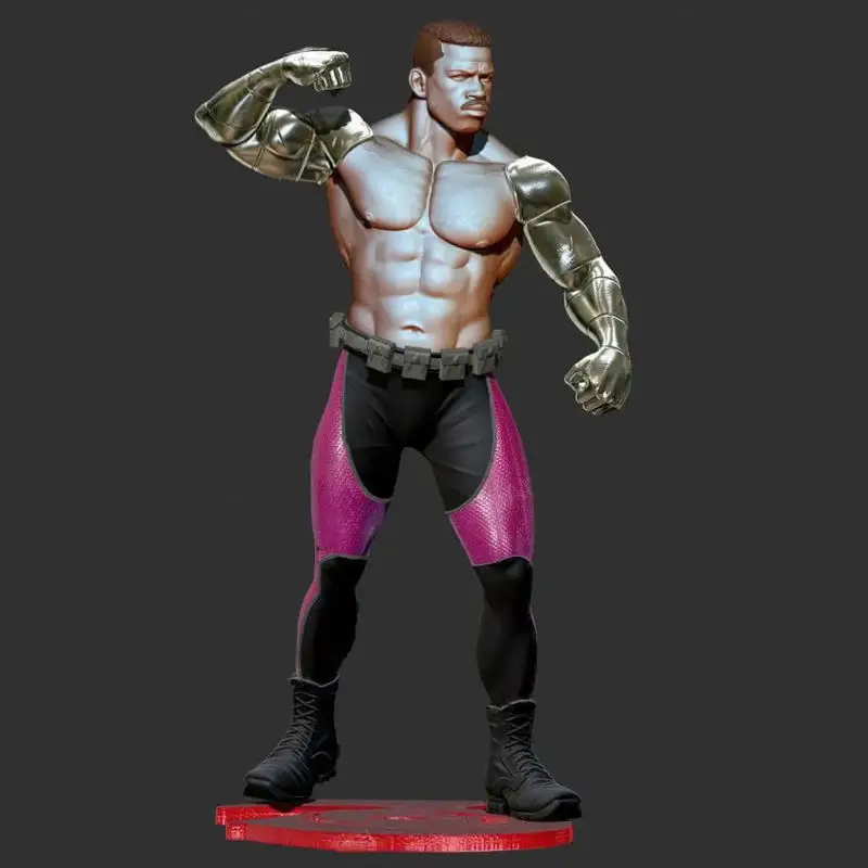 Archivos STL del modelo de impresión 3D de Jax (Mortal Kombat) (190 mm)