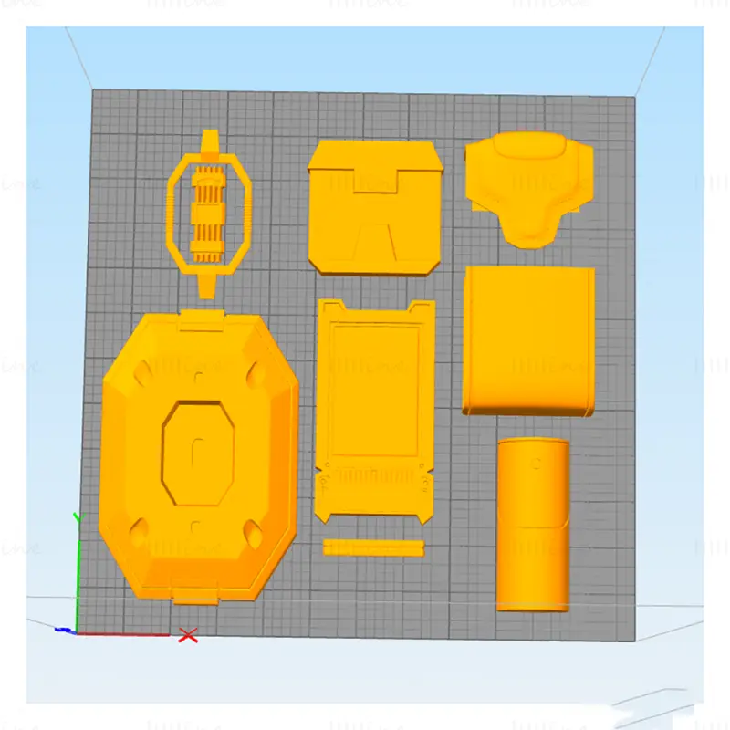 Jedi Zırhı 3D Baskı Modeli STL Dosyaları