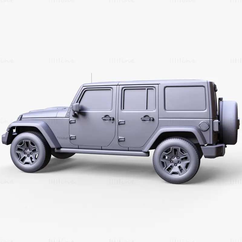 Jeep Wrangler Unlimited RX 2014 3D модел