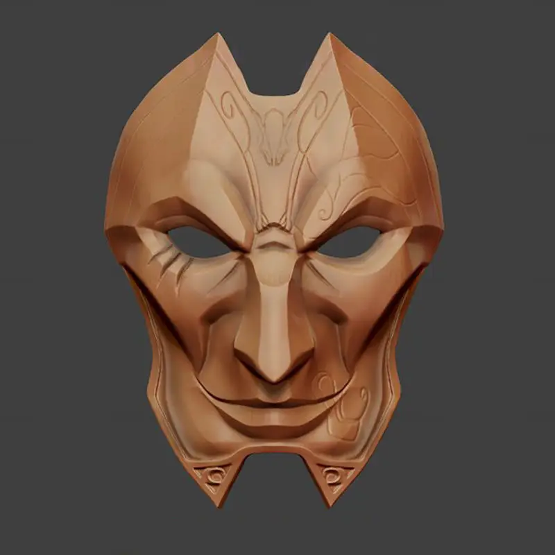 Файл STL носимой 3D-модели маски Джина